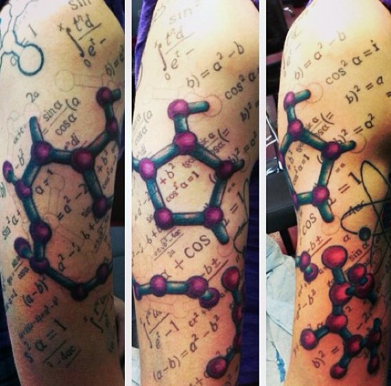 Chemie tattoo 137