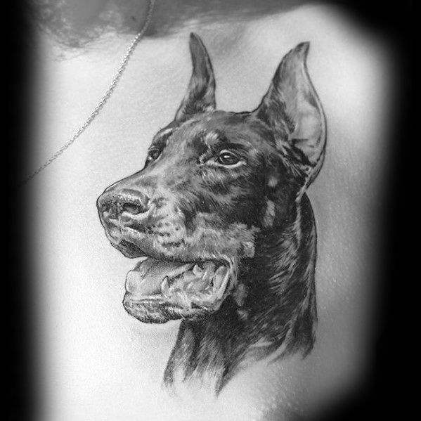 Dobermann tattoo 05