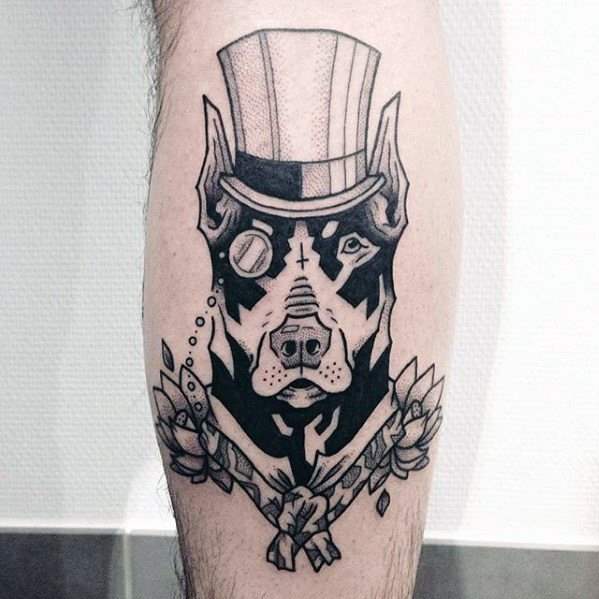 Dobermann tattoo 09