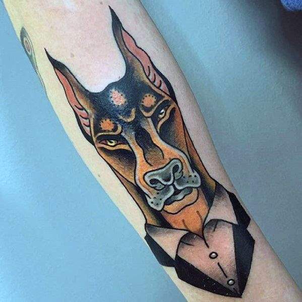 Dobermann tattoo 45