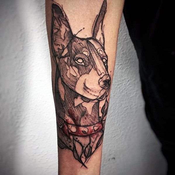 Dobermann tattoo 57
