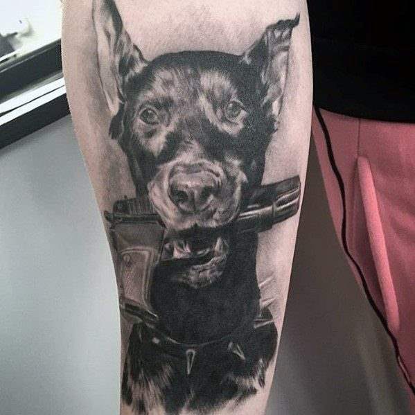Dobermann tattoo 63