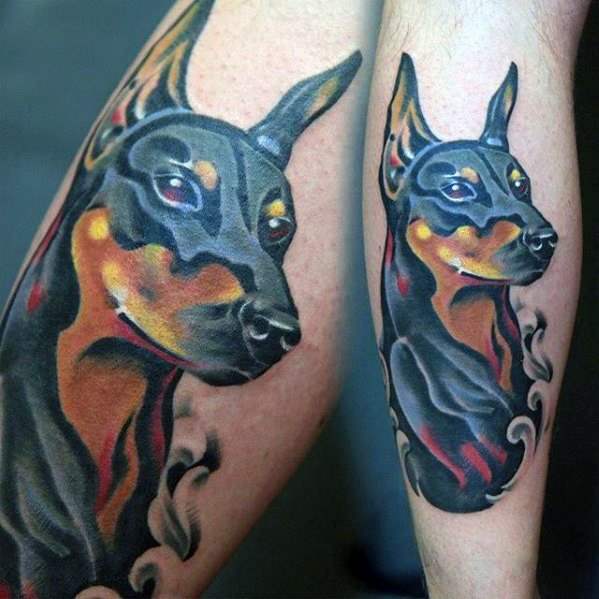 Dobermann tattoo 91