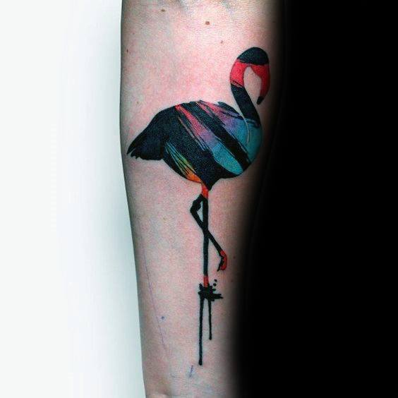 Flamingo tattoo 01