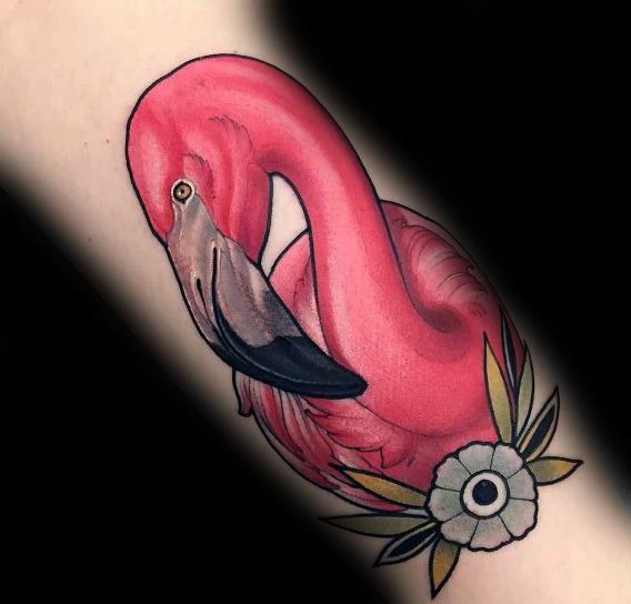 Flamingo tattoo 07