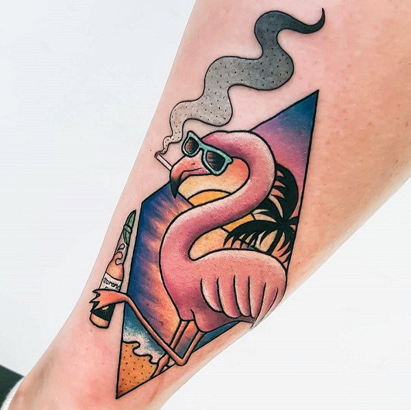 Flamingo tattoo 41