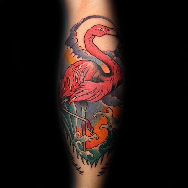 Flamingo tattoo 55