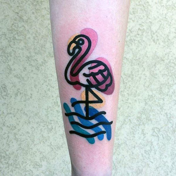 Flamingo tattoo 69