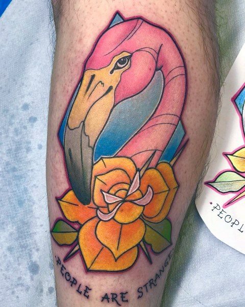 Flamingo tattoo 79