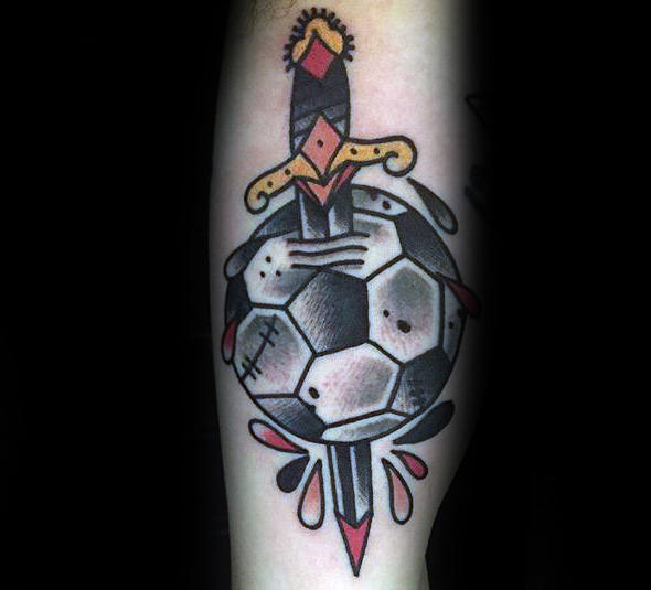 Fussball tattoo 05