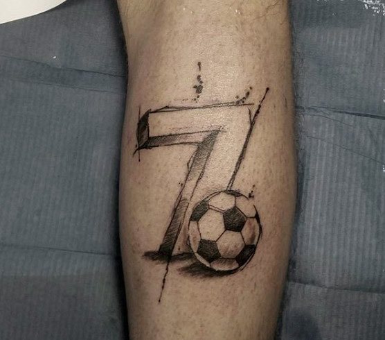 Fussball tattoo 09
