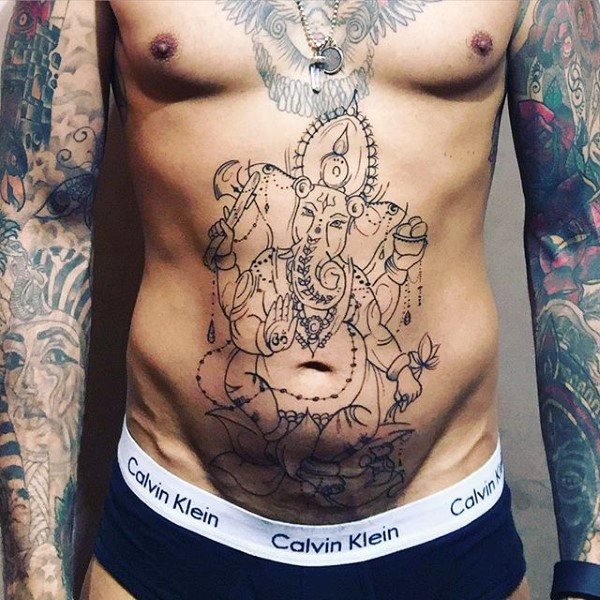 Gott Ganesha tattoo 09