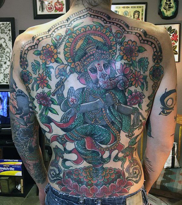 Gott Ganesha tattoo 107
