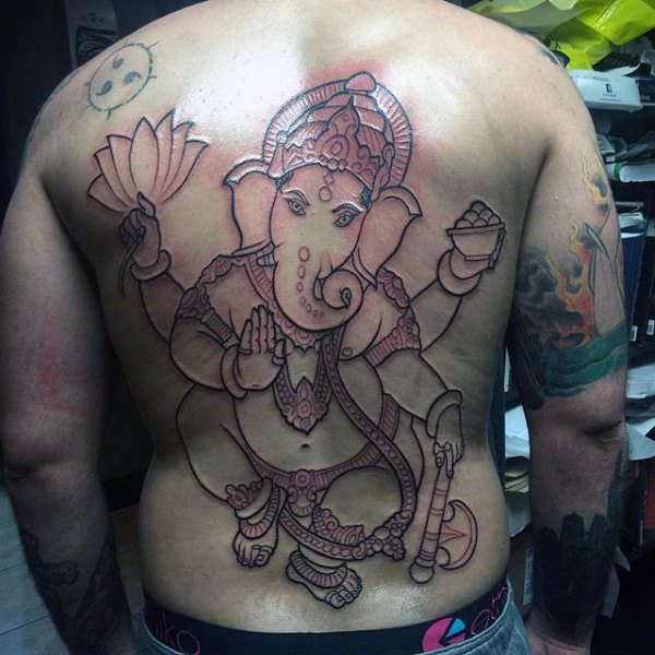 Gott Ganesha tattoo 109