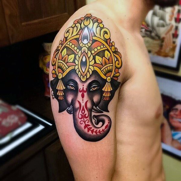 Gott Ganesha tattoo 13