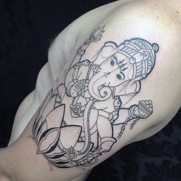 Gott Ganesha tattoo 133