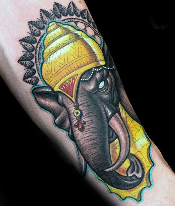 Gott Ganesha tattoo 15