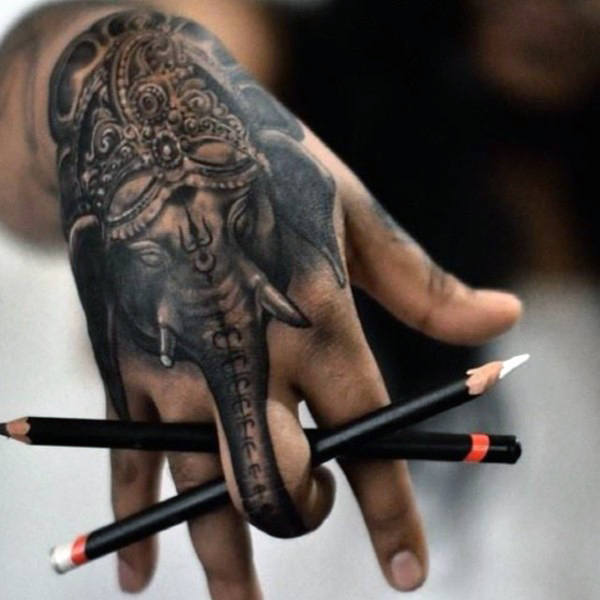 Gott Ganesha tattoo 23