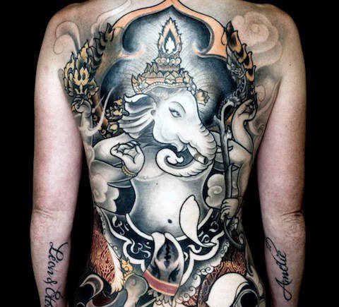 Gott Ganesha tattoo 53