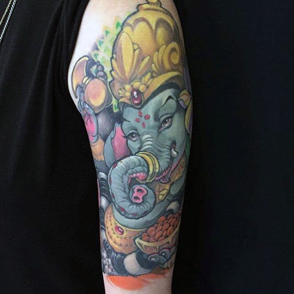 Gott Ganesha tattoo 61