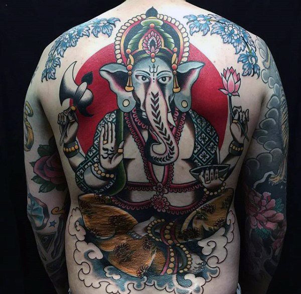 Gott Ganesha tattoo 79