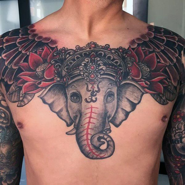 Gott Ganesha tattoo 81