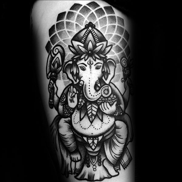 Gott Ganesha tattoo 87