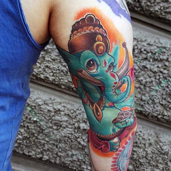 Gott Ganesha tattoo 93