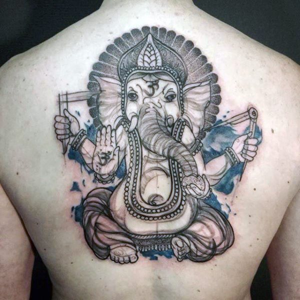 Gott Ganesha tattoo 97