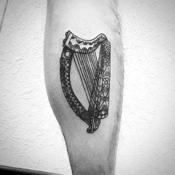 Harfe tattoo 13