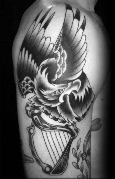 Harfe tattoo 23