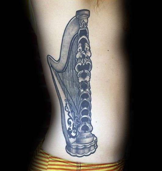 Harfe tattoo 43