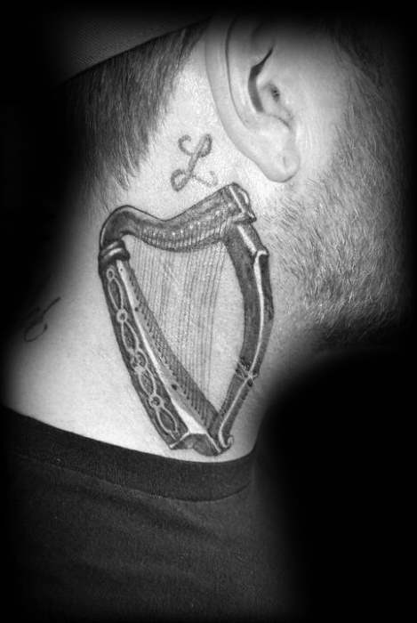 Harfe tattoo 85