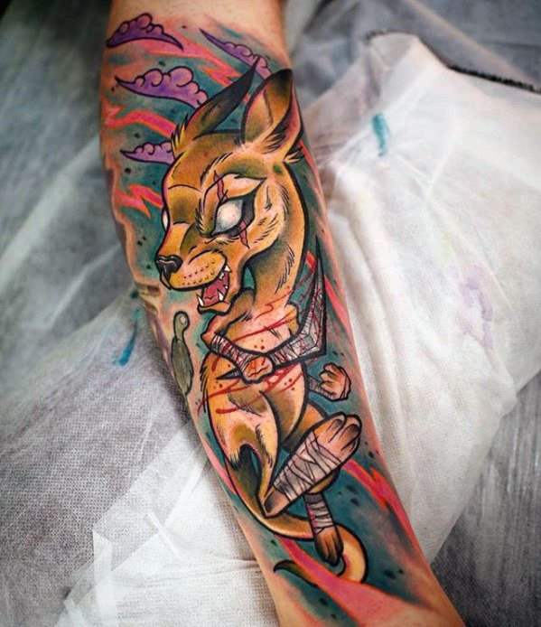 Kanguru tattoo 75