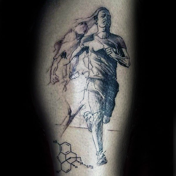 Laufer running tattoo 09