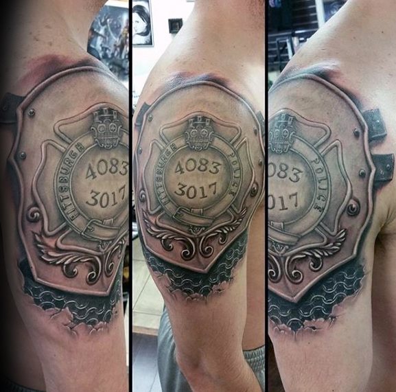 Polizei tattoo 55