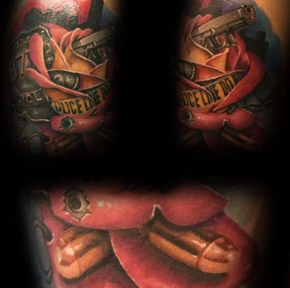Polizei Tattoo-Bogen Mit 8 Motiven – Perfekt Als Mitgebsel Für Kindergeburtstage