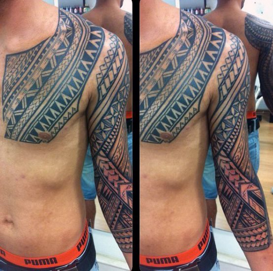 Samoanische tattoo 169