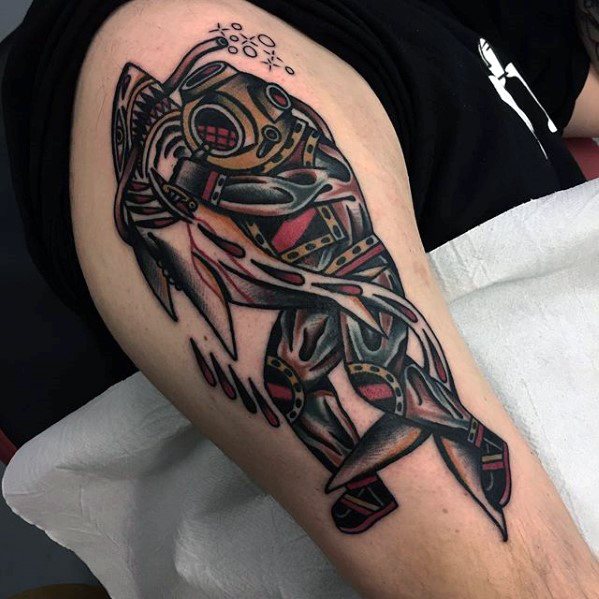 Taucher tattoo 67