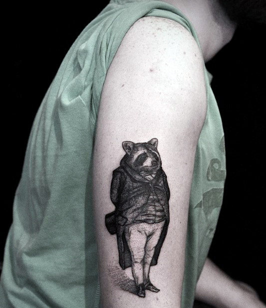Waschbar tattoo 143