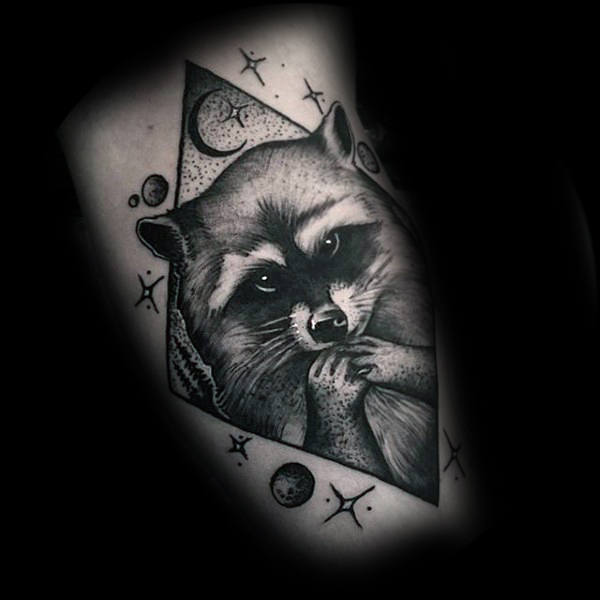 Waschbar tattoo 45