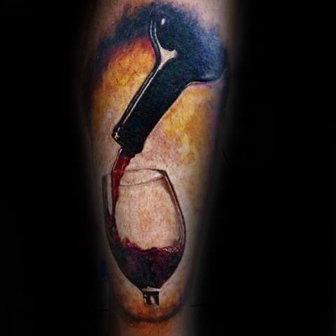 Wein tattoo 17