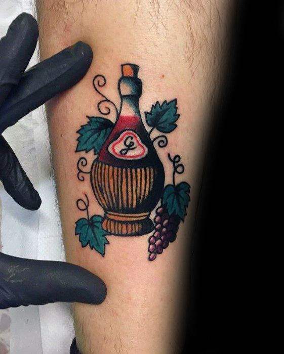 Wein tattoo 65