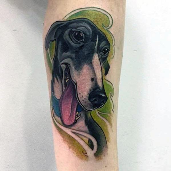 Windhund tattoo 43