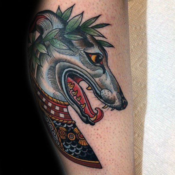 Windhund tattoo 45