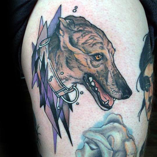 Windhund tattoo 65