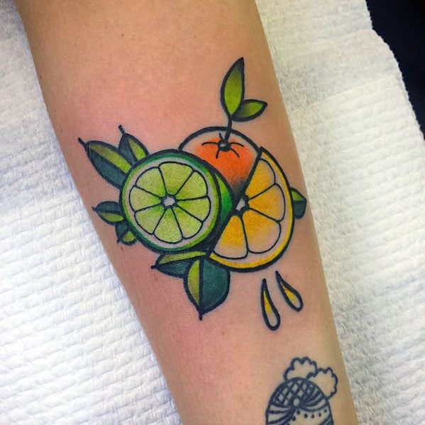 Zitrone tattoo 09