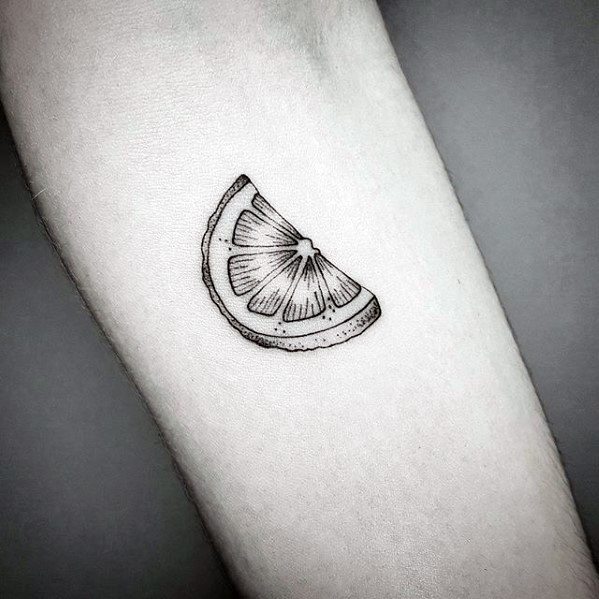 Zitrone tattoo mann 15