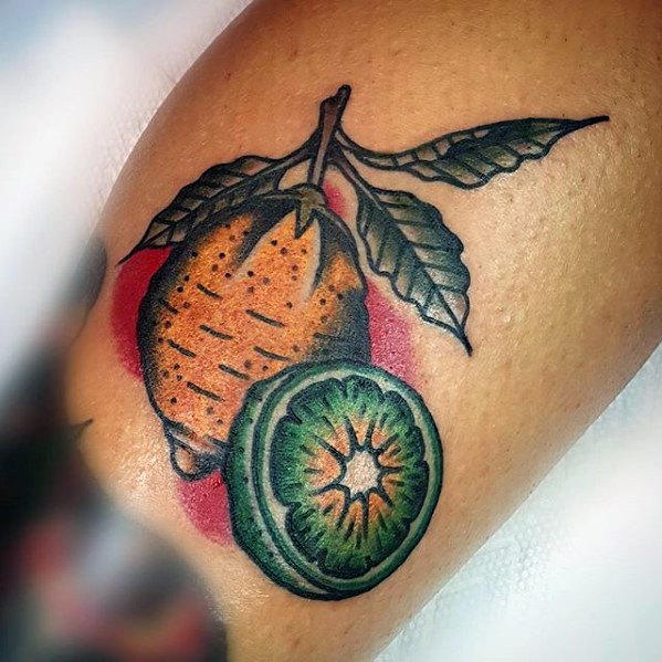 Zitrone tattoo mann 29