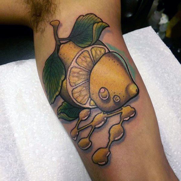 Zitrone tattoo mann 41